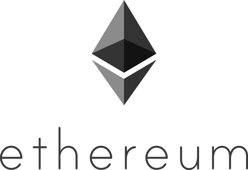 ETH logosu portresi (gri)